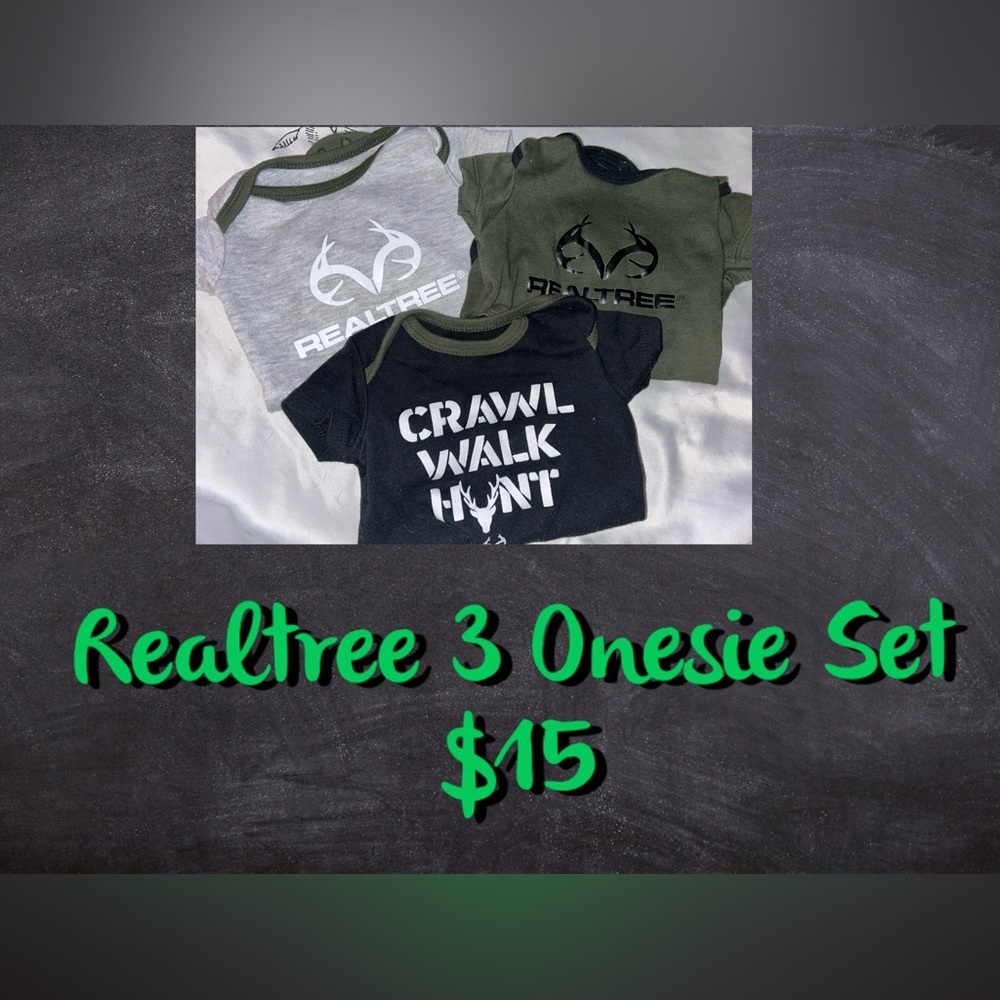 Realtree Crawl Walk Hunt Set. 0-3 months